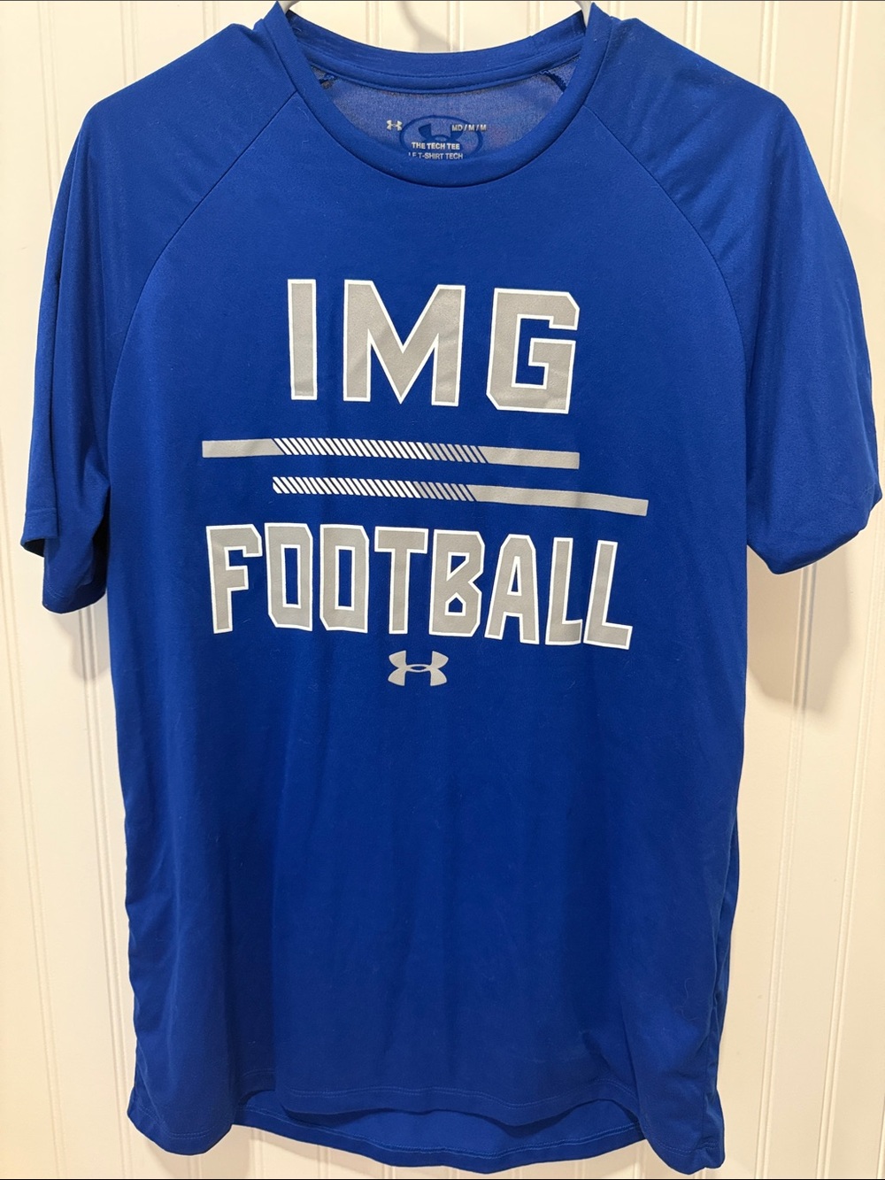 Under Armour Royal Blue IMG Football Short Sleeve Tee